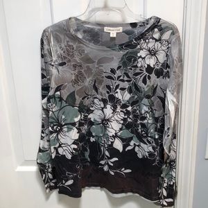 Coldwater Creek long sleeve top Size L
